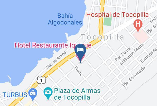 Tocopilla Province - Hotel Restaurante Iquique Maps