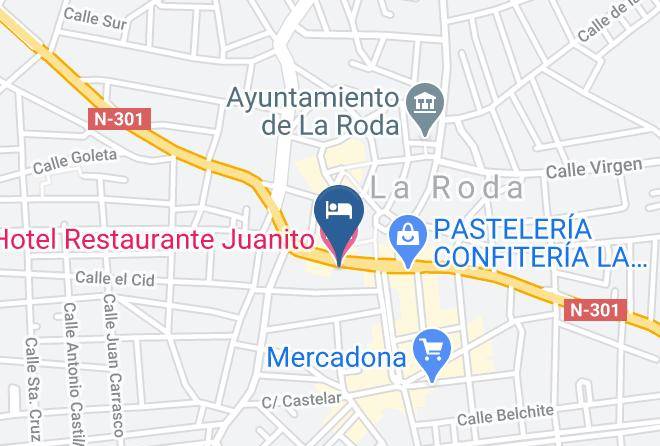 Albacete - Hotel Restaurante Juanito Maps