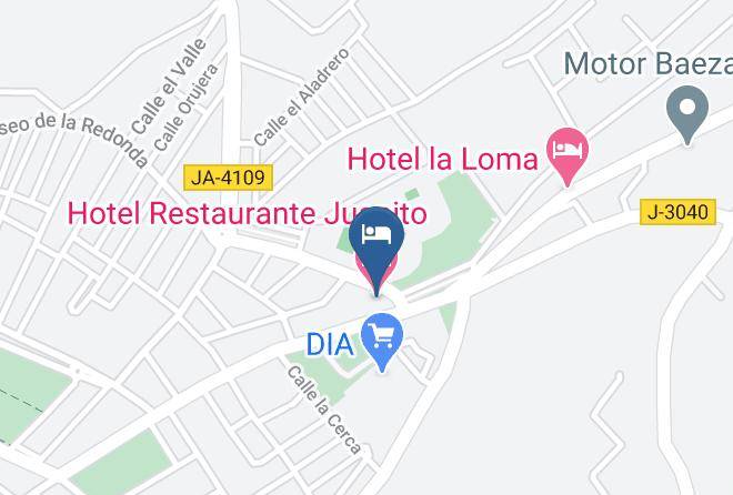 Jaen - Hotel Restaurante Juanito Maps