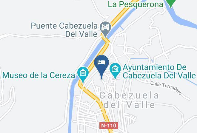 Caceres - Hotel Restaurante Juderia Valle Del Jerte Maps
