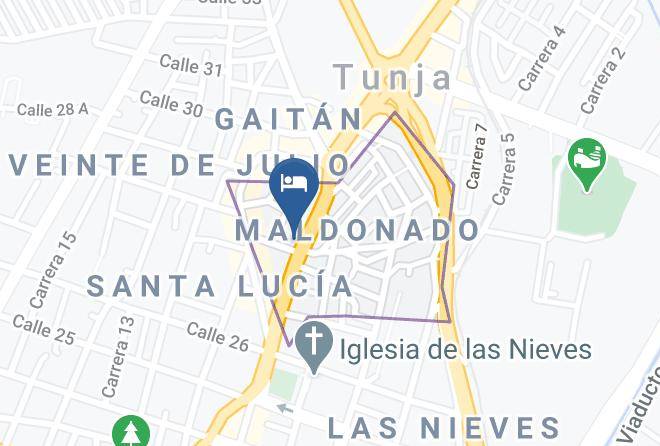 Tunja - Hotel Restaurante La Antigua Maps