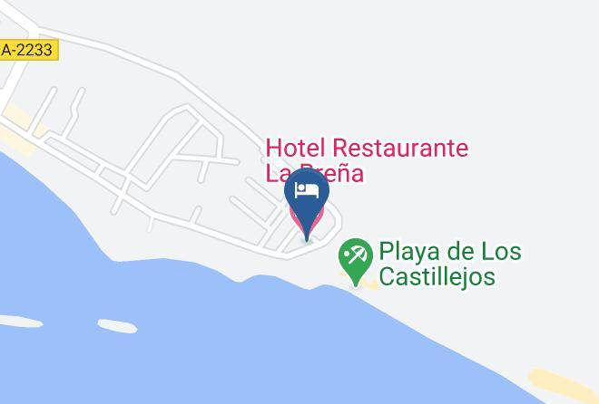 Cadiz - Hotel Restaurante La Brena Maps