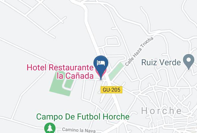 Hotel Restaurante La Canada Map