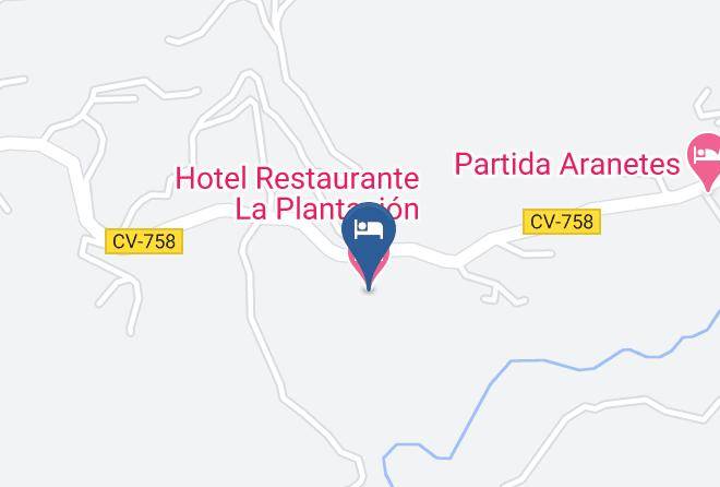 Alicante - Hotel Restaurante La Plantacion Maps