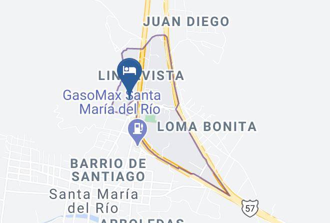 Santa Maria Del Rio - Hotel Restaurante La Puesta Del Sol Maps