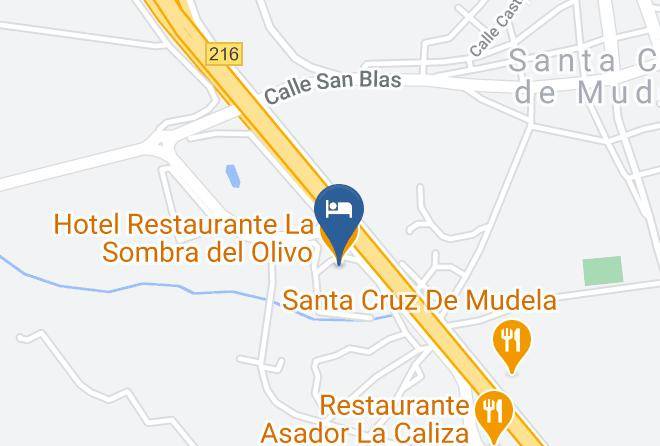 Ciudad Real - Hotel Restaurante La Sombra Del Olivo Maps