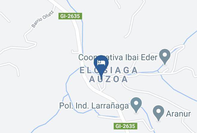 Gipuzkoa - Hotel Restaurante Larranaga Maps