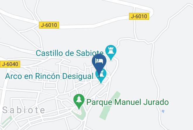 Jaen - Hotel Restaurante Las Manillas En Sabiote Maps