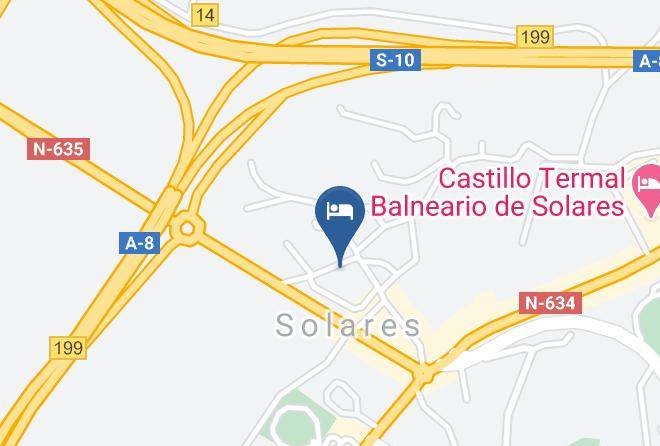 Valdecilla - Hotel Los Guardeses Maps