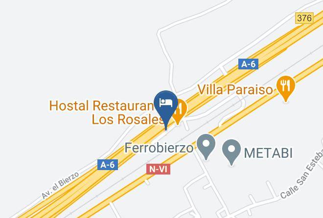 Leon - Hotel Restaurante Los Rosales Maps