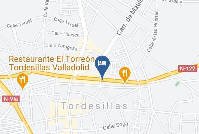 Valladolid - Hotel Restaurante Los Toreros Maps