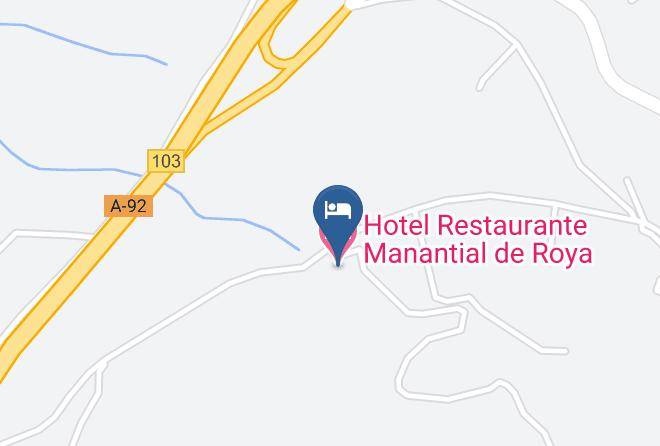 Seville - Hotel Restaurante Manantial De Roya Maps