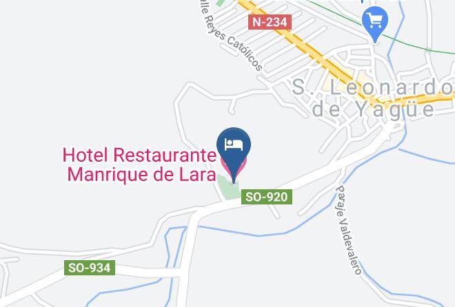 Soria - Hotel Restaurante Manrique De Lara Maps