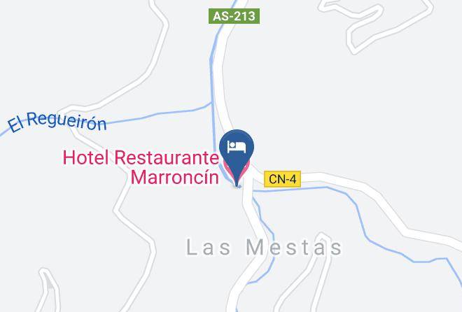 Asturias - Hotel Restaurante Marroncin Maps