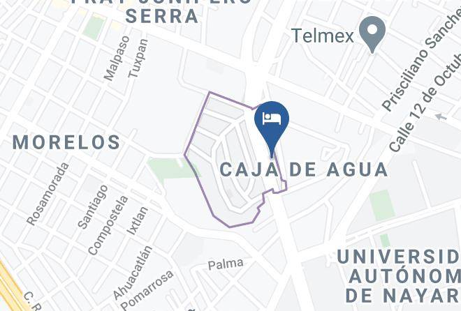 Tepic - Hotel Restaurante Melanie Maps