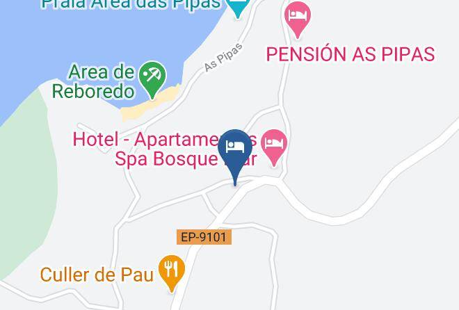 Pontevedra - Hotel Restaurante Mirador Ria De Arosa Maps