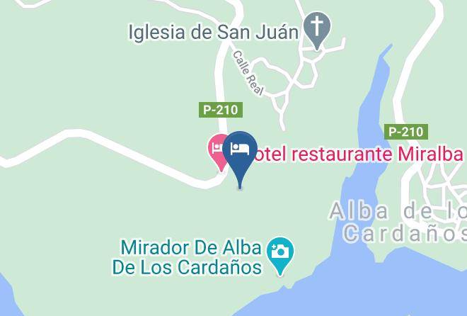 Hotel Restaurante Miralba Map