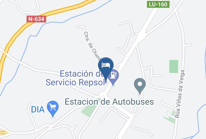 Lugo - Hotel Restaurante Montero Maps