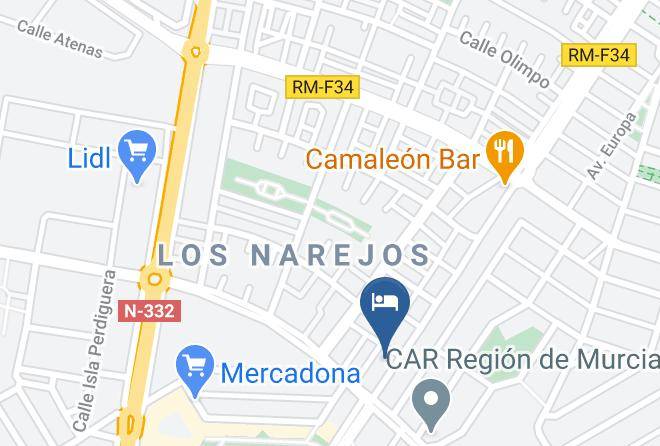 Murcia - Hotel Restaurante Pagan Maps