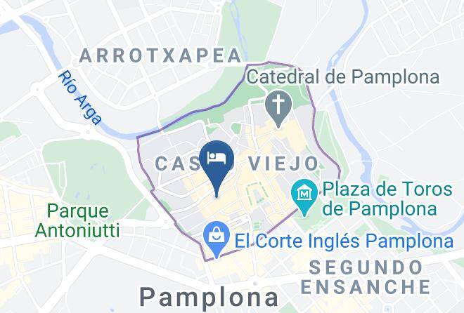 Hotel Restaurante Palacio De Guendulain Map