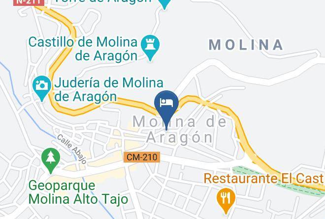 Guadalajara - Hotel Restaurante Palacio De Los Molina Maps