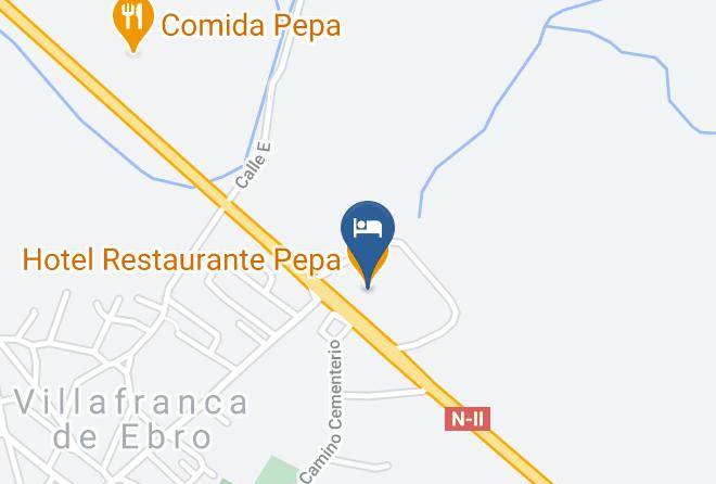 Zaragoza - Hotel Restaurante Pepa Maps