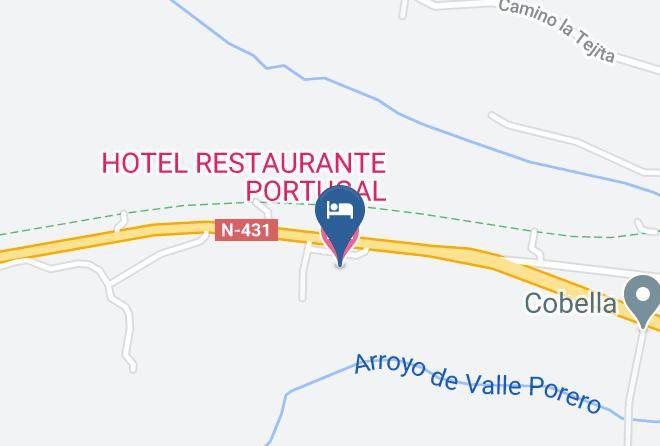Hotel Restaurante Portugal Map