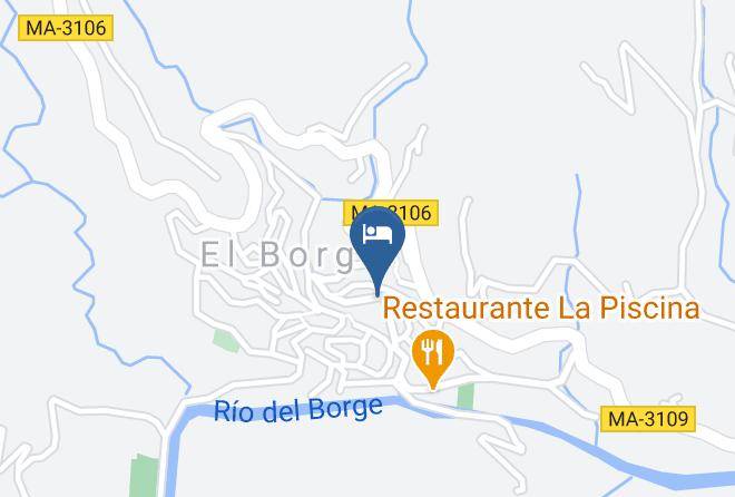 Malaga - Hotel Restaurante Posada Del Bandolero Maps