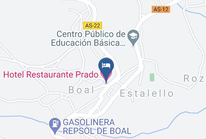 Asturias - Hotel Restaurante Prado Maps