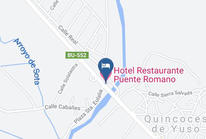Burgos - Hotel Restaurante Puente Romano Maps