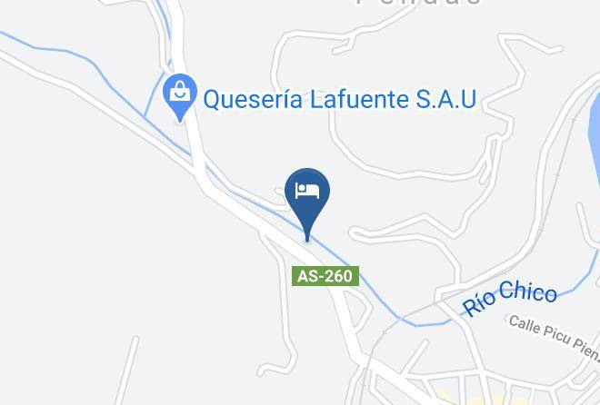 Asturias - Hotel Ribera Del Chicu Maps