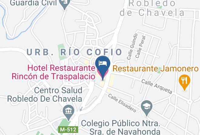 Madrid - Hotel Restaurante Rincon De Traspalacio Maps