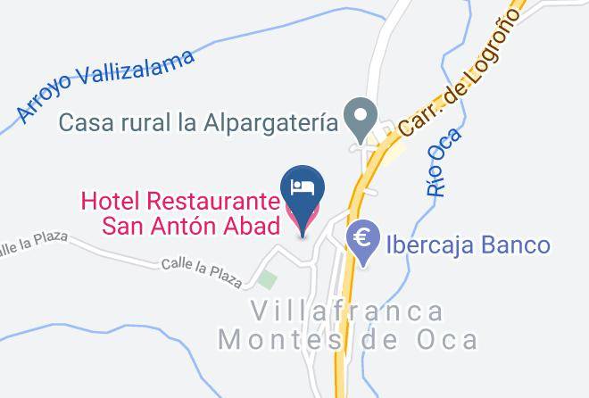Burgos - Hotel Restaurante San Anton Abad Maps