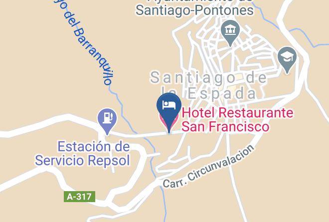 Jaen - Hotel Restaurante San Francisco Maps