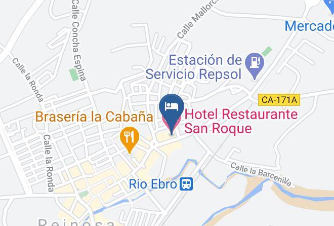 Reinosa - Hotel Restaurante San Roque Maps