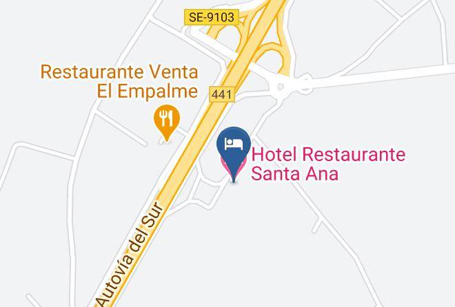 Seville - Hotel Restaurante Santa Ana Maps