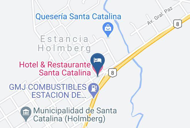 Rio Cuarto Department - Hotel & Restaurante Santa Catalina Maps