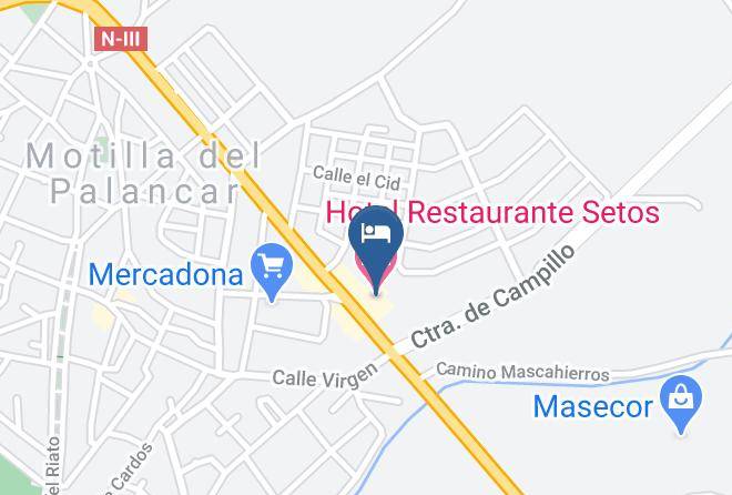 Cuenca - Hotel Restaurante Setos Maps