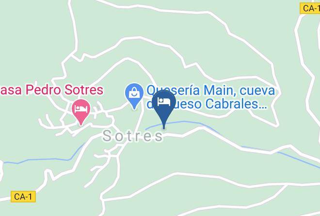 Asturias - Hotel Restaurante Sotres Maps