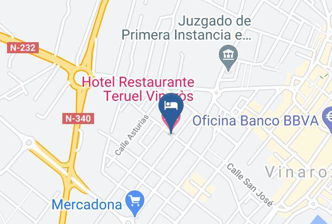 Castellon - Hotel Restaurante Teruel Vinaros Maps