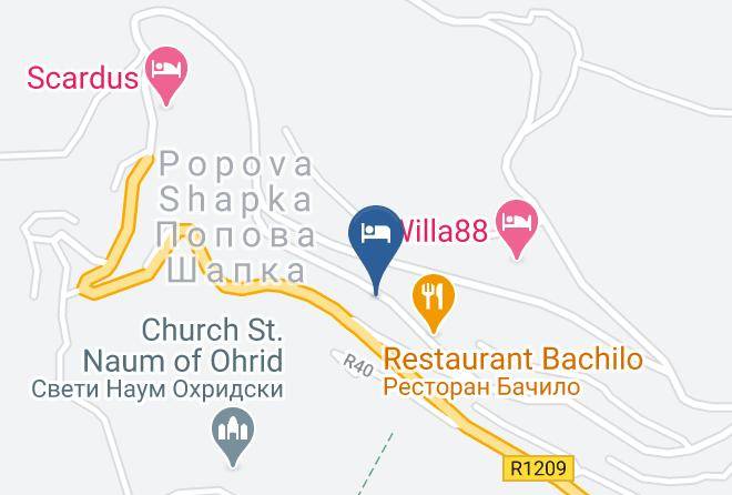 Tetovo - Hotel Restauraun Nolis Konak Maps