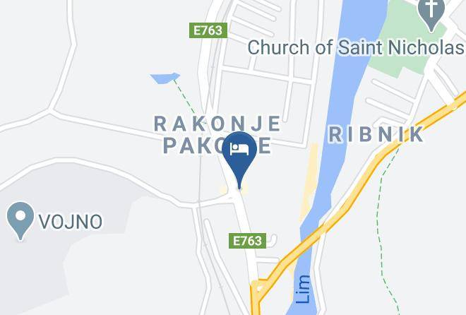 Bijelo Polje - Hotel Restoran Dvor Maps
