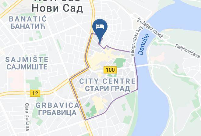 Juzno Backi - Hotel And Restaurant Fountain Maps
