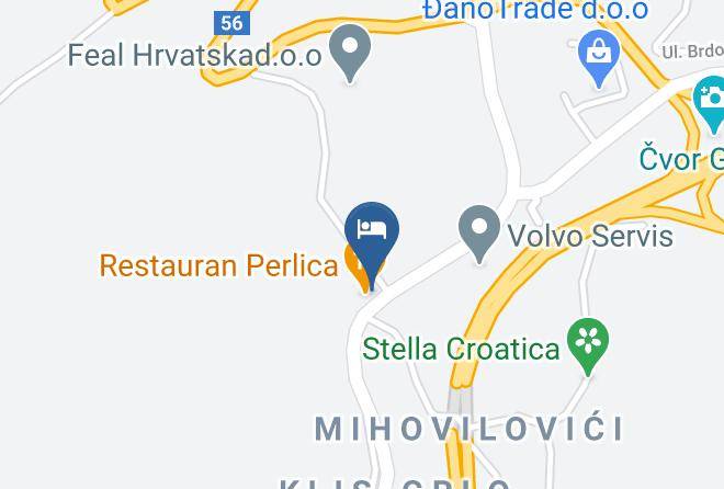 Klis - Hotel Restoran Hajduk Maps