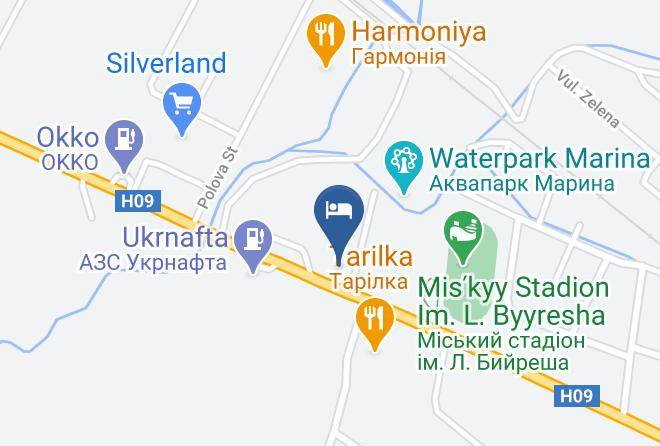 Tiachiv Raion - Hotel Restoran Oksana Maps