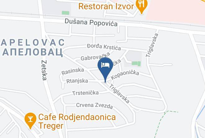 Hotel & Restoran Vazdusna Banja Map