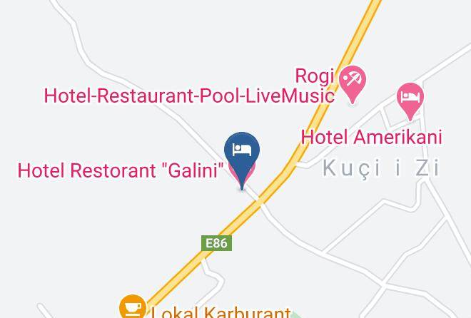 Korce - Hotel Restorant Galini Maps