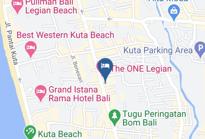 Badung Regency - Hotel Restu Bali Maps