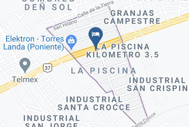 Hotel Retiro & Resort Map