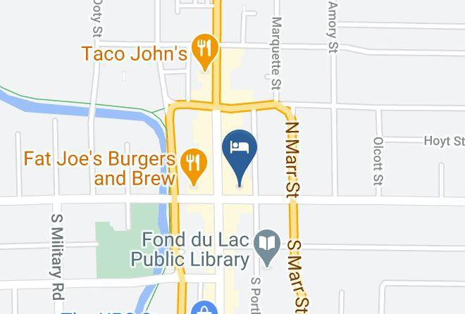 Fond Du Lac - Hotel Retlaw Trademark Coll By Wyndham Maps